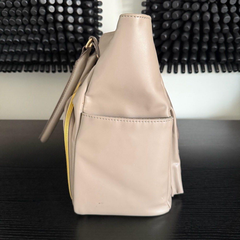 Renee Tote Meal Prep Management 4 - Meal Removable Insulated Core - Stone Beige - Picture 10 of 16